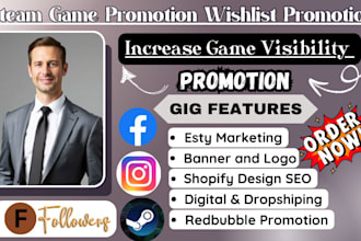 steam game promotion , wishlist promotion , lunching game , traffic , roblox