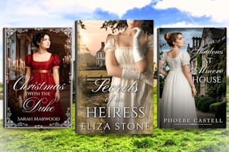 design a historical romance book cover