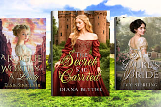 design a historical romance book cover
