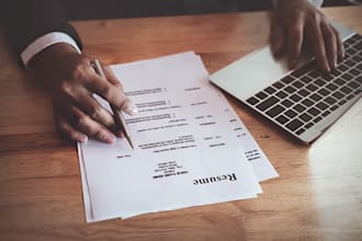 write a professional resume and cover letter