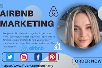 do airbnb promotion, airbnb marketing, airbnb listing, vrbo booking