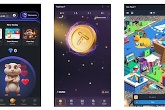 build telegram mini app, telegram mini game, crypto telegram mini game