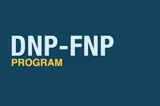 do a dnp project, formulate a picot question, ebp, qip, and nursing tasks