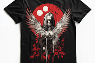 do unique streetwear, edgy, artsy tshirt designs