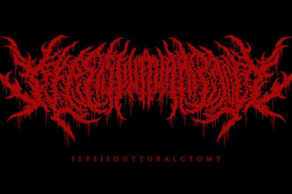design unique black metal logo for your band