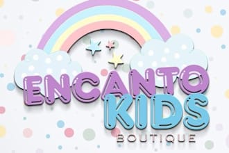 design kids brand  ,baby shop ,childcare daycare logo