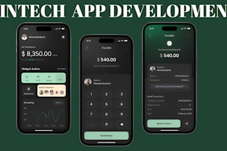 develop a fintech app loan app fintech website payment app neo bank app