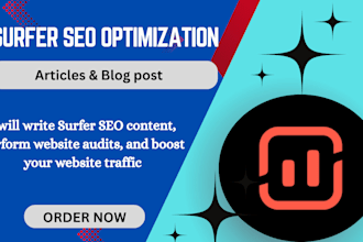 write surfer SEO content perform website audits and boost your website traffic