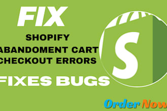 fix shopify store errors product display issues checkout bugs cart abandoment