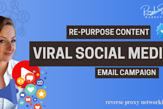 convert content into viral social posts and email campaigns
