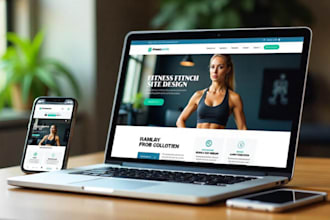 design a professional fitness coach or personal trainer site to grow your brand