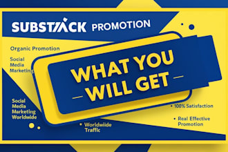 professionally promote your substack newsletter and boost subscribers