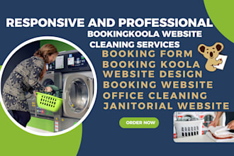 cleaning service website office cleaning booking koala booking koala website