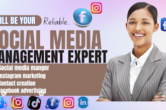 be your social media manager, instagram content creator, and video editor