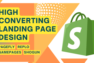 make high converting shopify landing page replo gempages shogun pagefly store