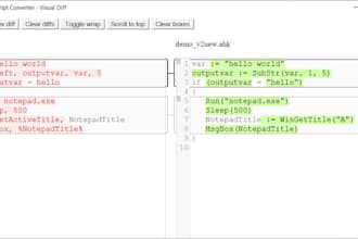 develop ahk autohotkey application for window automation
