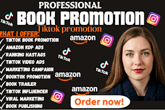 viral rank booktok book promotion bookstagram kindle ebooks club blog amazon kdp