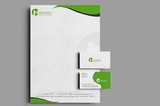 do business card, letterhead and stationery design