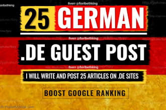 create 25 de german guest post with high da
