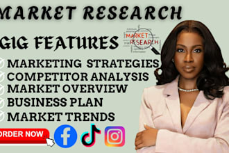do market research competitor analysis SEO  business consultant to boost sales