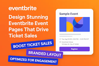 design a stunning eventbrite pages that drives ticket sales