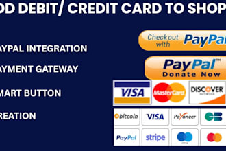 activate paypal credit card checkoutoption