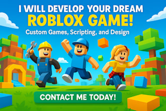 develop entire roblox game, build full roblox game, roblox full game creation