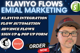 design shopify klaviyo flow email marketing flow campaign automation email flow