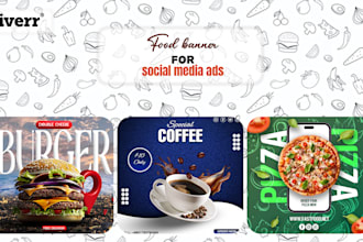 design poster food, event party and promotional posters