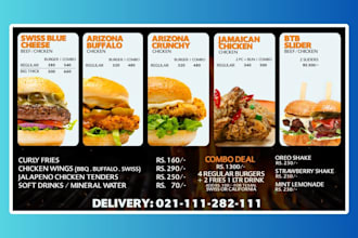 design digital animated static menu screen do restaurant menu bar coffee menu