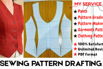 do pdf pattern making clothing grading and garments for your business