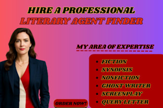 find active literary agents for fiction non fiction and ghost write manuscript