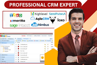 setup zoho zapier sendpulse meritto intacct agile crm podium loxo ghi automation