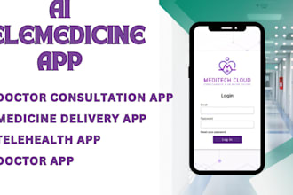 build hippa compliant ai telemedicine app, ai telehealth diagnostic mobile app