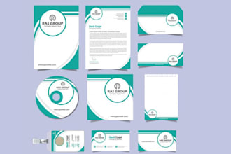 design ms word editable letterhead and stationery