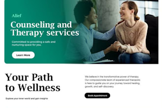 therapy website medical life coach healthcare website mental health