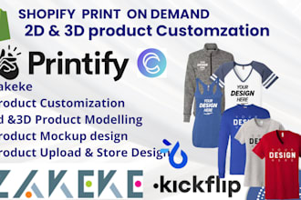 build custom2d 3d product personalization with kickflip zakeke teeinblue