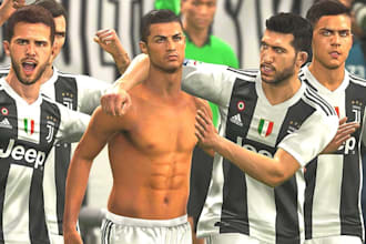 develop 3d soccer game, fantasy football game, 3d football game, like pes, FIFA