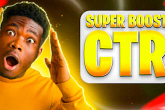 design attractive clickbait amazing youtube thumbnail in 3hr