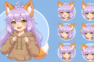create a unique pngtuber avatar and character model for streaming