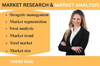 do detailed market research, business plan, competitor and swot analysis
