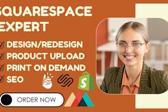 design edit shopify squarespace pod setup etsy printify printful store