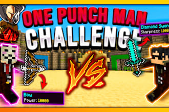 make minecraft thumbnail for youtube