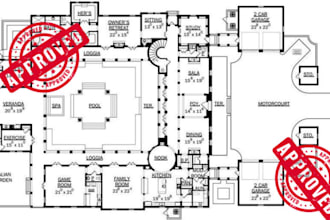 draw architectural floor plan florida stamp city permit site plan house plan