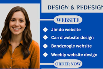 do bandzoogle website carrd website design weebly and jimdo website design