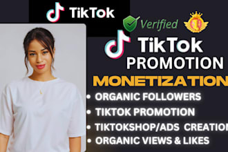 do tiktok monetization grow tiktok organic followers and views UK USA canada