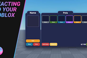 build and optimize roblox game roblox plugin game ui roblox map roblox bot ugc