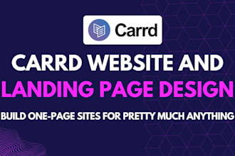 carrd website redesign carrd website card website landing page