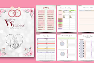 create custom planner designs, covers, and inserts for print or digital use