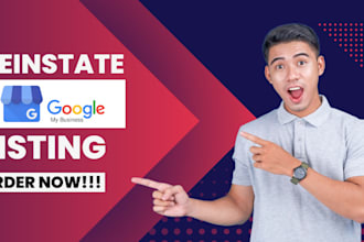 reinstate gmb listing, fix suspendend google my business profile